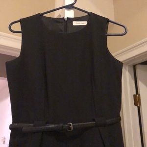 Calvin Klein petite black dress size 6p